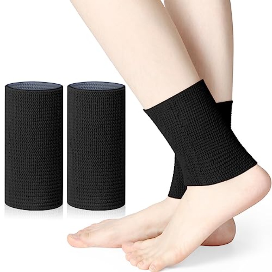 Ankle Brace Sock - 2 Pcs Ankle Gel Sleeves Padded