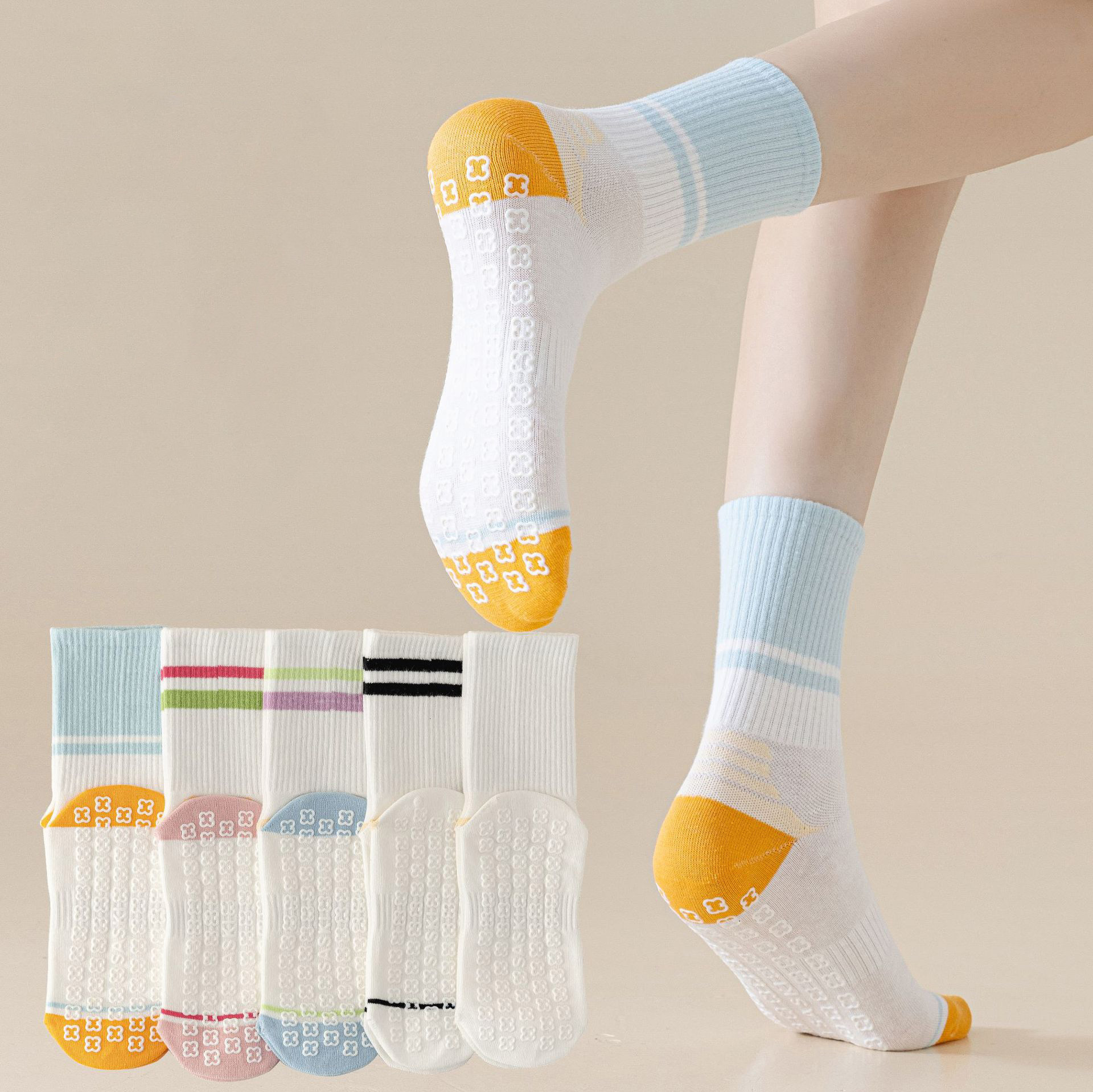 2pairs Non-Slip Grip Sock Slip - Grip Sock Yoga incelemesi ve fiyatı