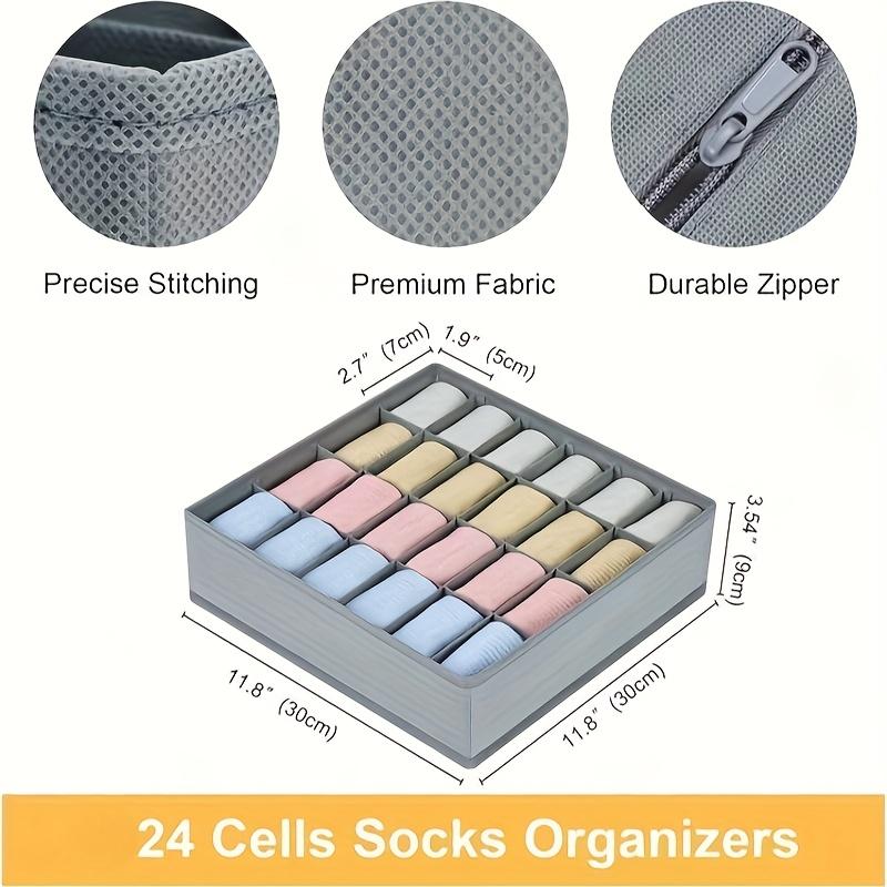 24 Grid Foldable Storage Organ - Sock Organizer Tray incelemesi ve fiyatı