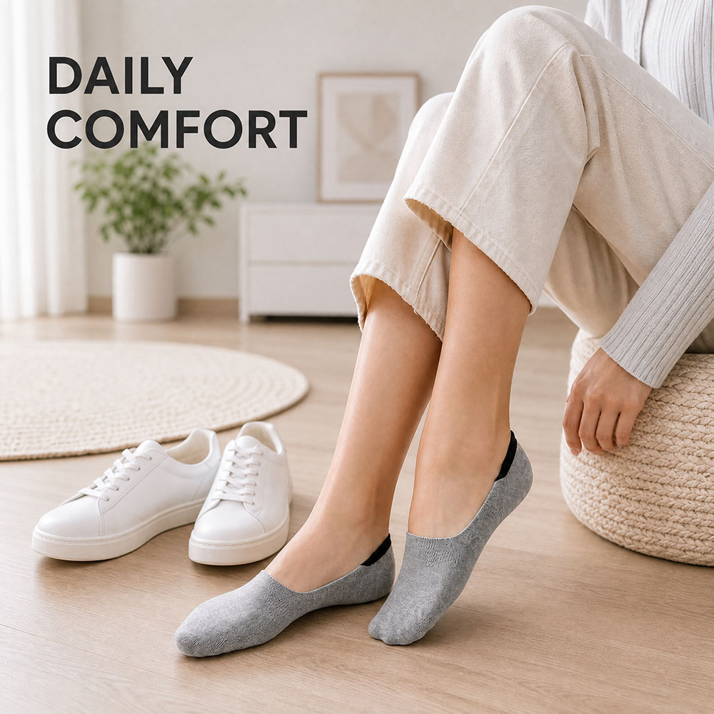 6 Pairs Unisex Cotton No Show  - Invisibility Sock Loafer incelemesi ve fiyatı