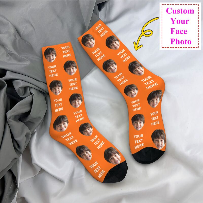 Personalized Photo Text Custom - Dress Sock Men incelemesi ve fiyatı
