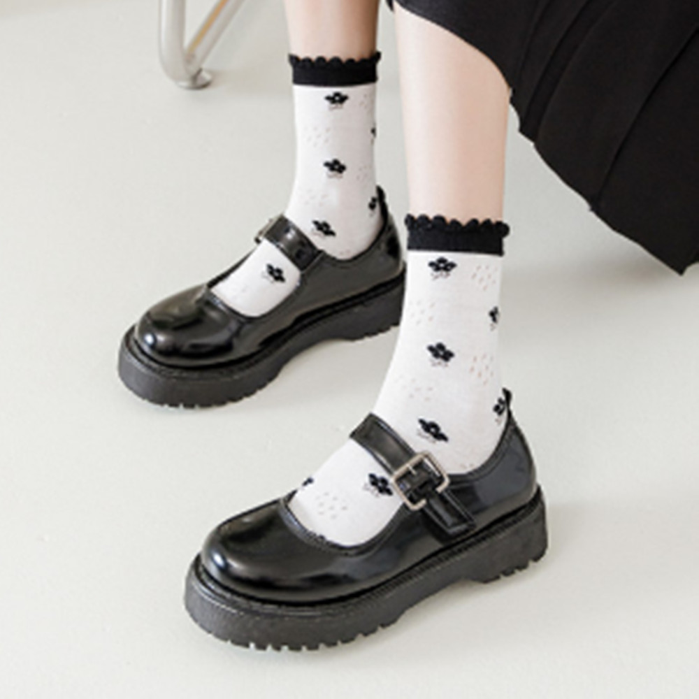 Woman Lace flower short sock t - Invisibility Sock Loafer incelemesi ve fiyatı
