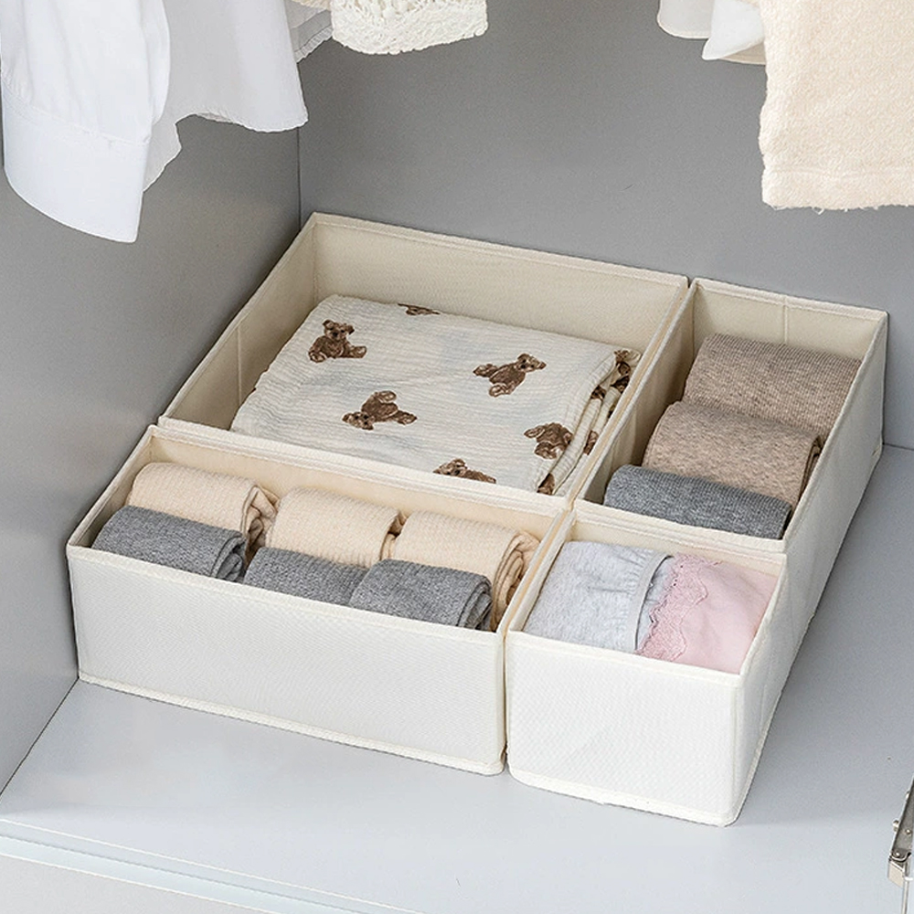 Foldable Cotton Linen Storage  - Sock Organizer Tray incelemesi ve fiyatı