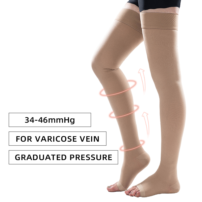 1Pair Thigh High Open Toe Medi - Compression Sock Medical incelemesi ve fiyatı
