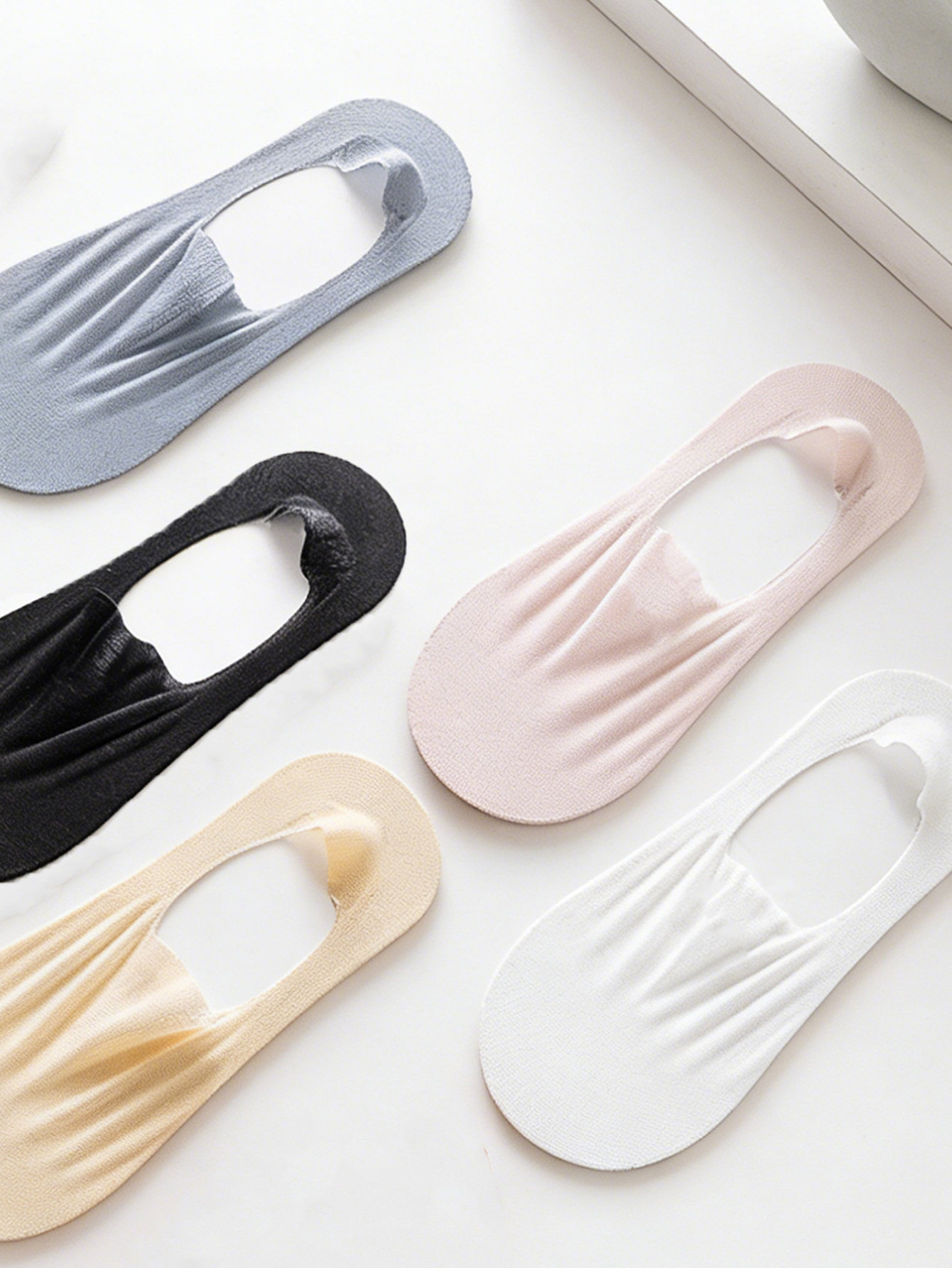Women's Ice Silk Invisible No- - Invisibility Sock Loafer incelemesi ve fiyatı