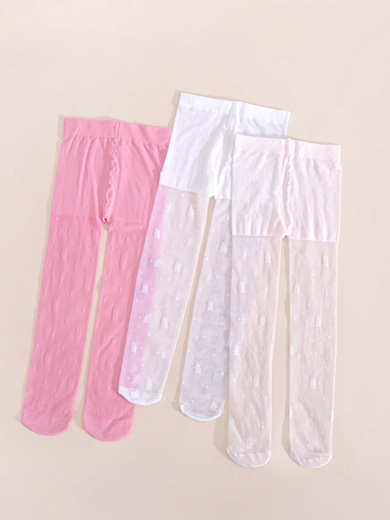 3Pack Girls Rabbit Print Tight - Tights Pantyhose Sheer incelemesi ve fiyatı