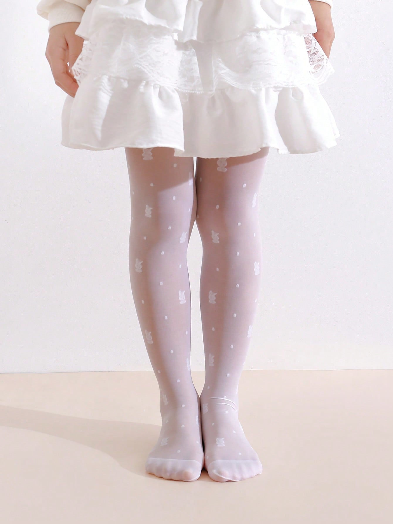 3Pack Girls Rabbit Print Tight - Tights Pantyhose Sheer incelemesi ve fiyatı