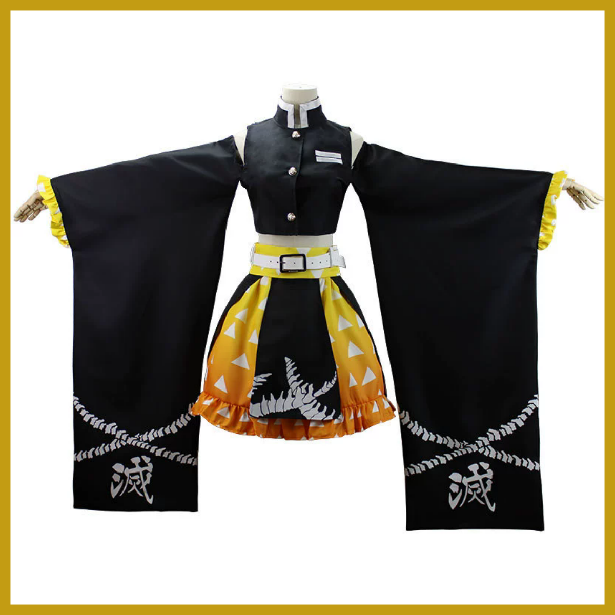 Anime Agatsuma Zenitsu Cosplay - Dress Sock Men incelemesi ve fiyatı