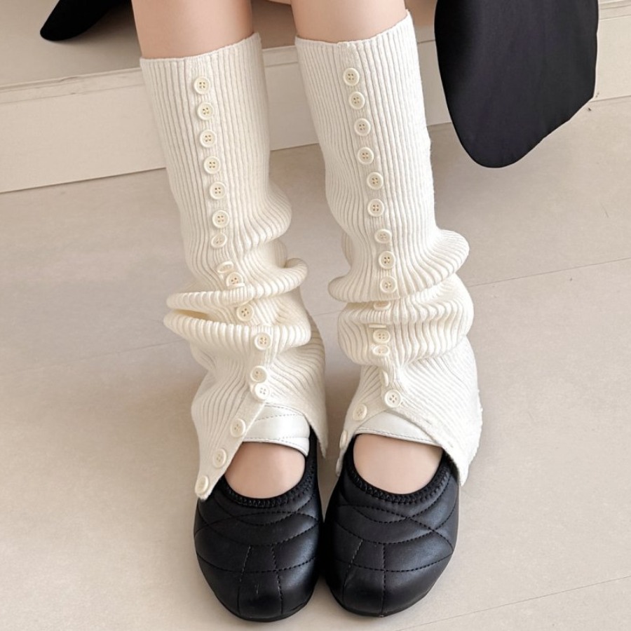 ​New Women's Button Detail Slo - Boot Sock Slouchy incelemesi ve fiyatı