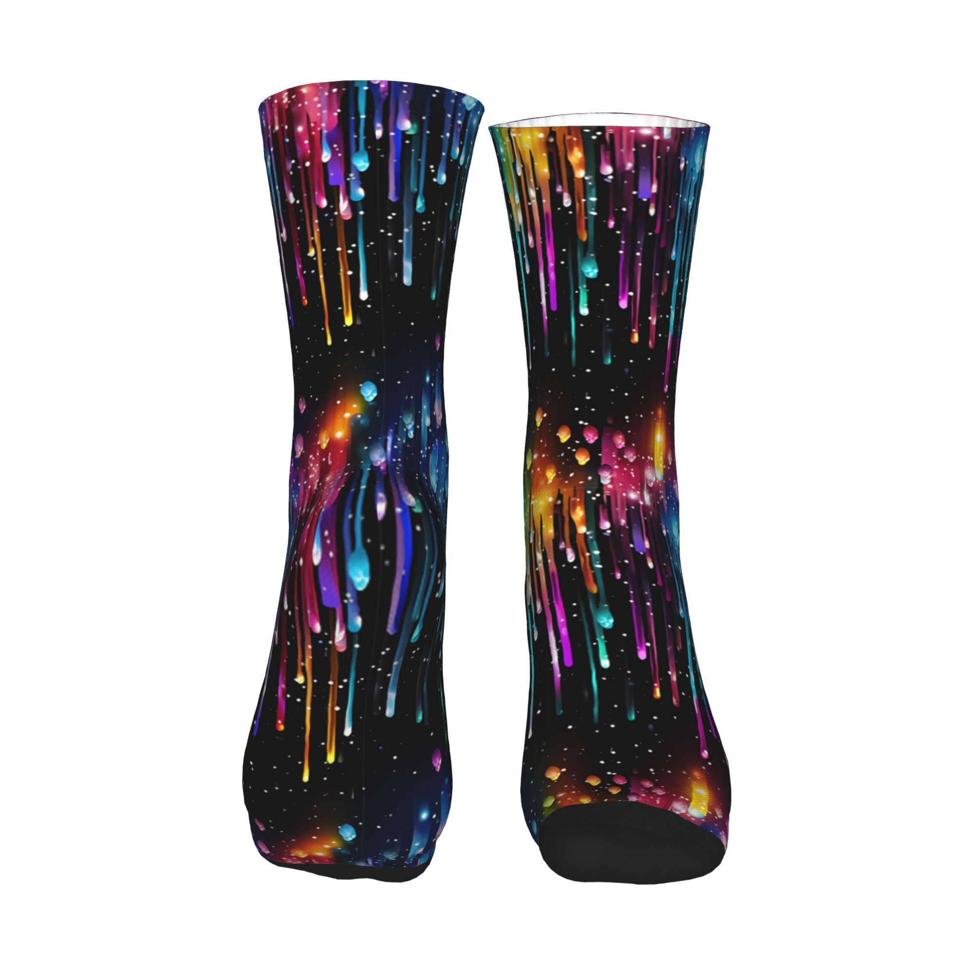 Cute Men's Dripping Rainbow Li - Dress Sock Men incelemesi ve fiyatı