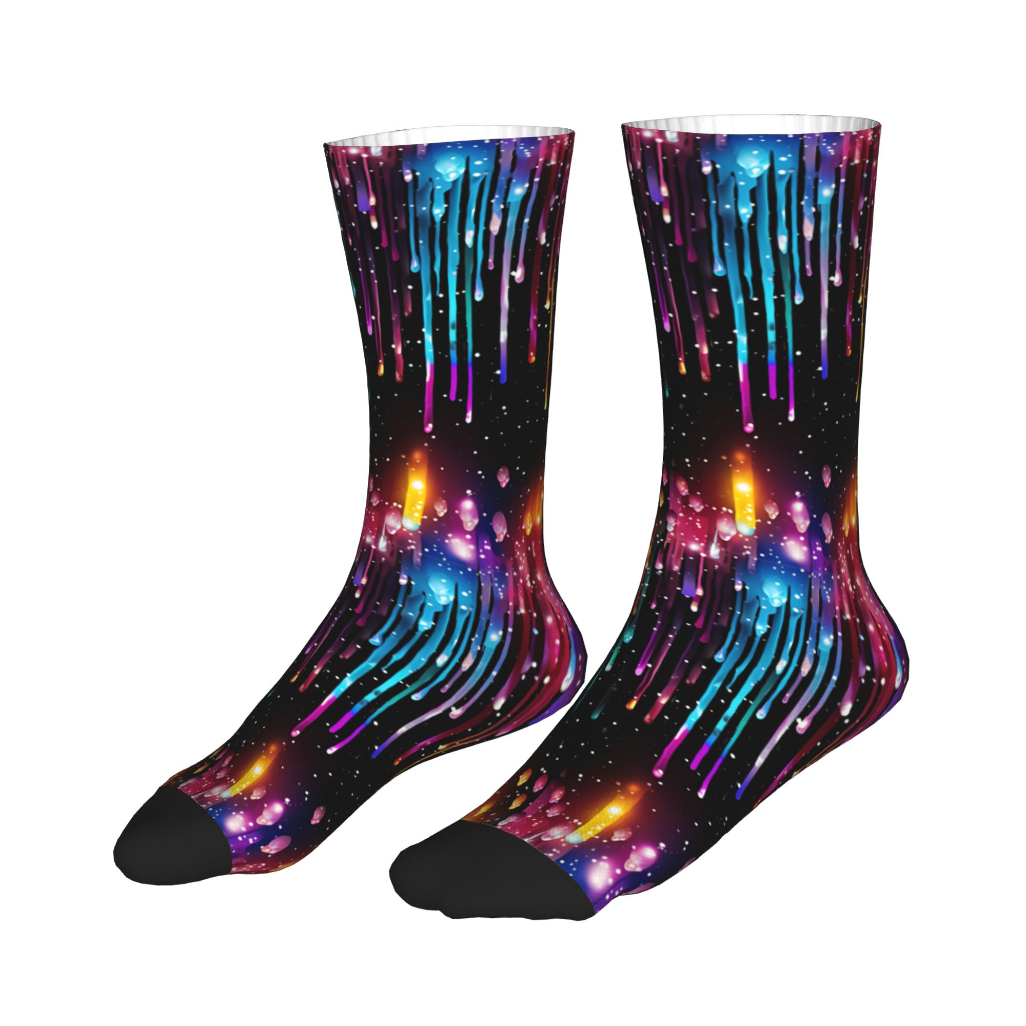Cute Men's Dripping Rainbow Li - Dress Sock Men incelemesi ve fiyatı