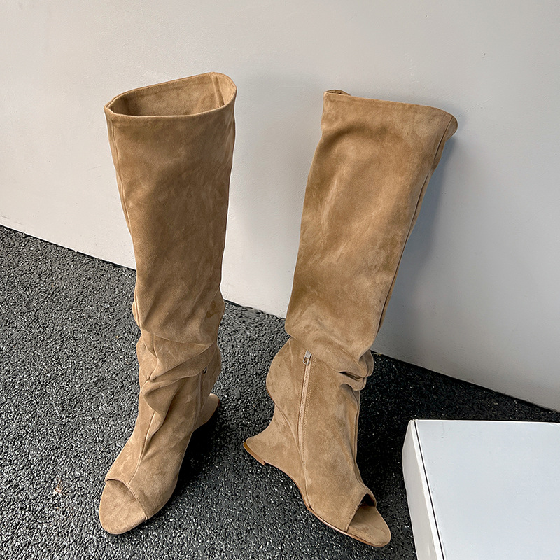AIYKAZYSDL Strange Wedge Heel  - Boot Sock Slouchy incelemesi ve fiyatı