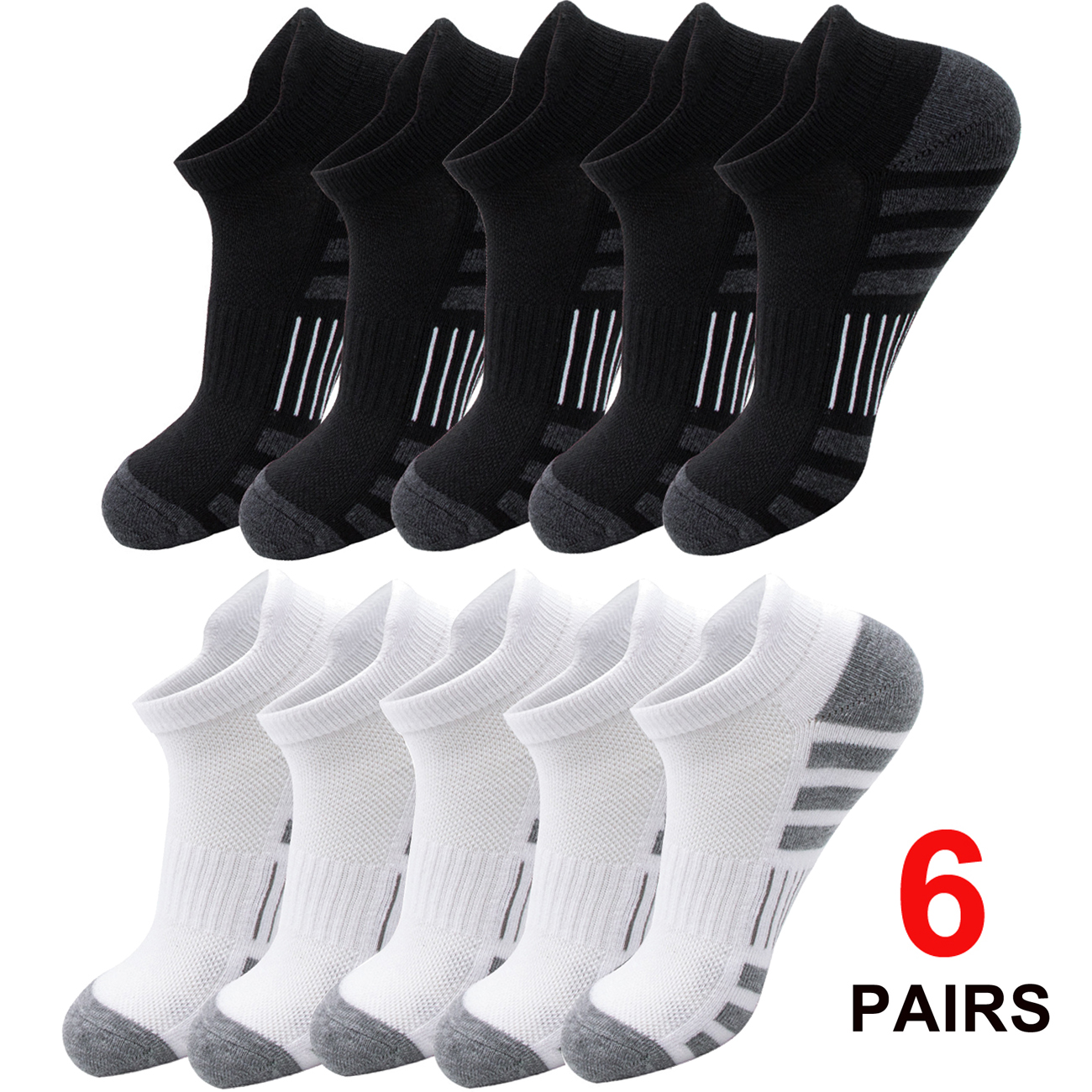 6/24 Pairs Cushioned Breathabl - No Show Sock Women incelemesi ve fiyatı