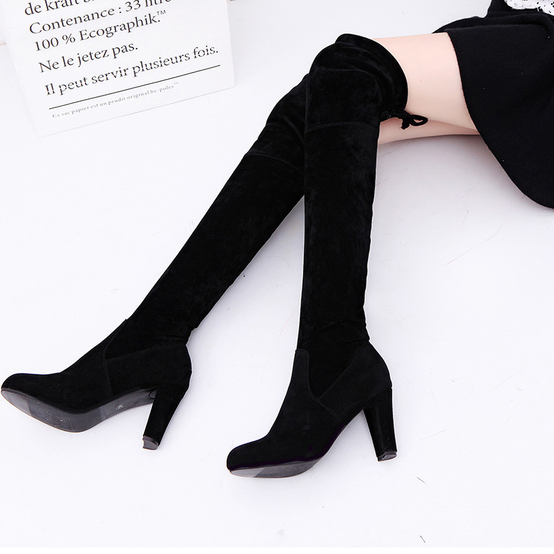 Women's Boots Stretch Fabric O - Knee High Sock Women incelemesi ve fiyatı