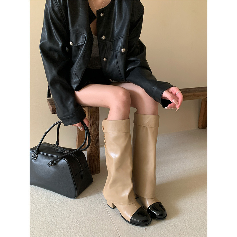 French style small fragrant ro - Knee High Sock Women incelemesi ve fiyatı