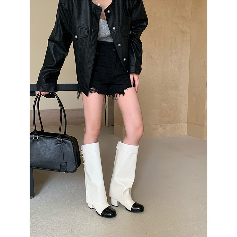 French style small fragrant ro - Knee High Sock Women incelemesi ve fiyatı