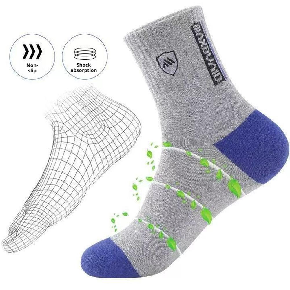 5 Pairs Men's Anti Odor & Anti - Cotton Crew Sock Pack incelemesi ve fiyatı