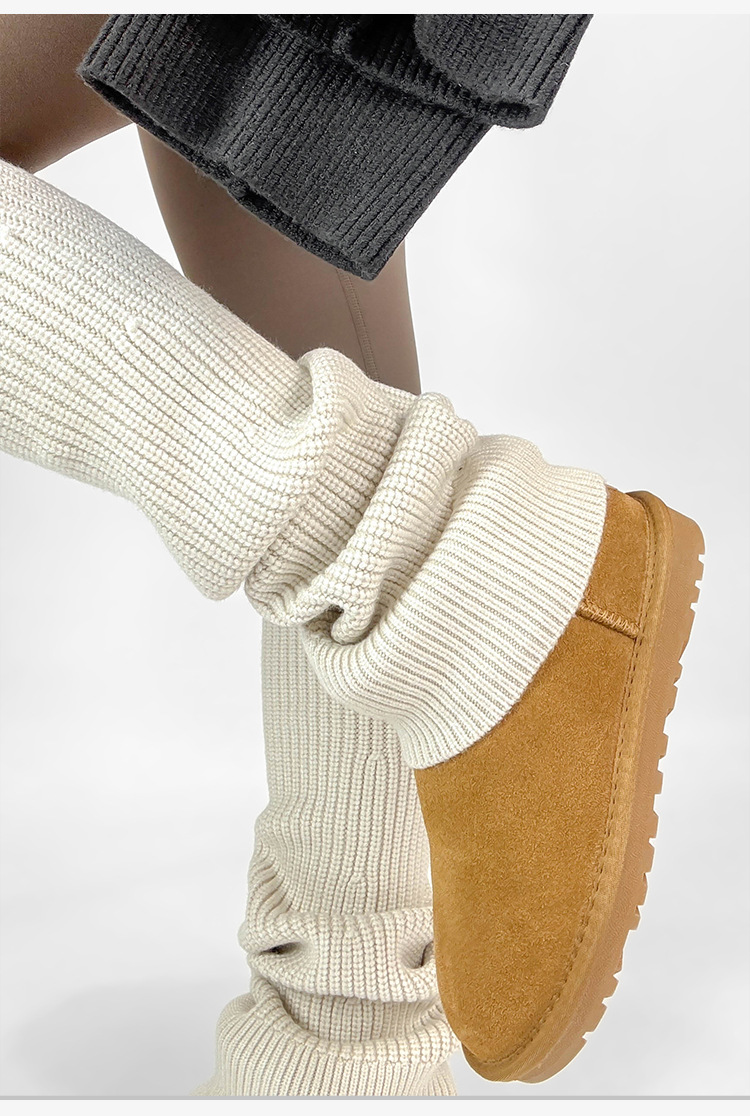 New Women's Leg Warmers Knitte - Boot Sock Slouchy incelemesi ve fiyatı