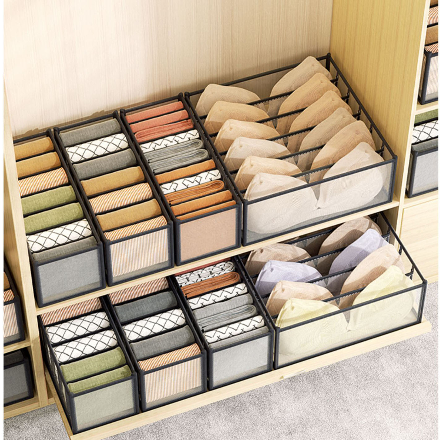 Underwear storage box home war - Sock Organizer Tray incelemesi ve fiyatı
