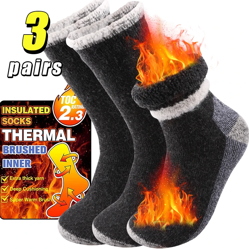 3Pairs High-Quality Thicken Wi - Thermal Sock Winter incelemesi ve fiyatı