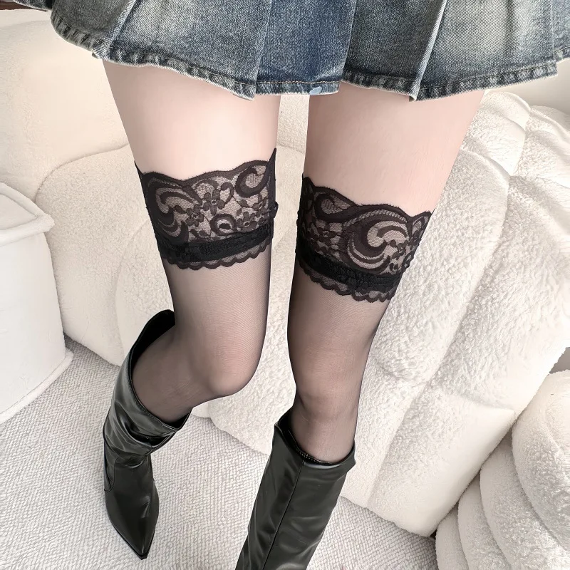 Lace Stockings Women Belt Flor - Tights Pantyhose Sheer incelemesi ve fiyatı