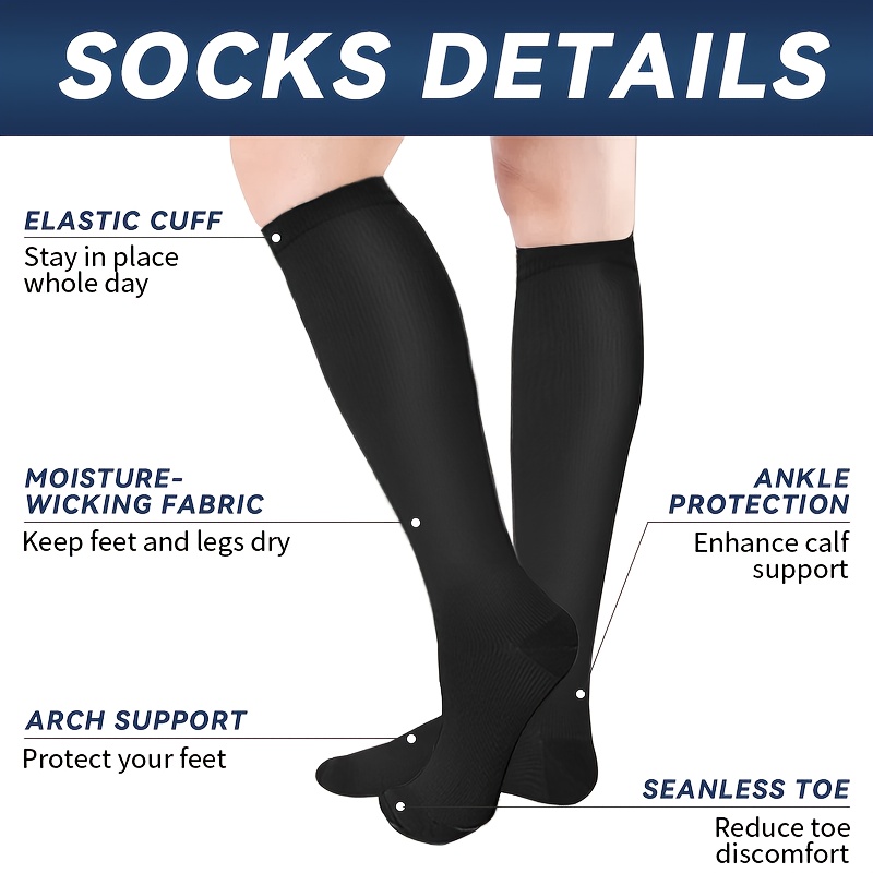 6 Pairs Mid-Calf Compression S - Wool Hiking Sock incelemesi ve fiyatı