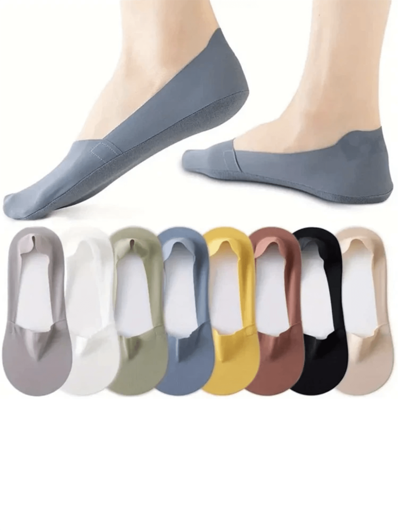 5 Pairs Women Thin Silky Invis - No Show Sock Women incelemesi ve fiyatı