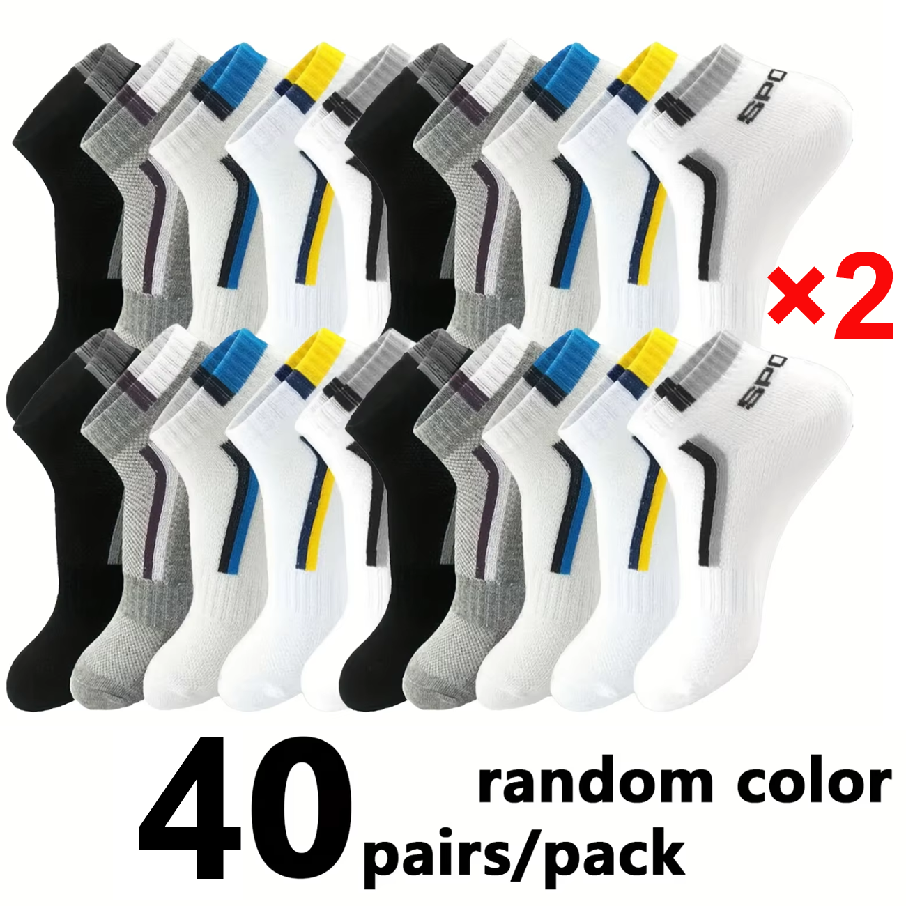 5/40 Pairs Mens Ankle Boat Soc - Ankle Sock Low Cut incelemesi ve fiyatı