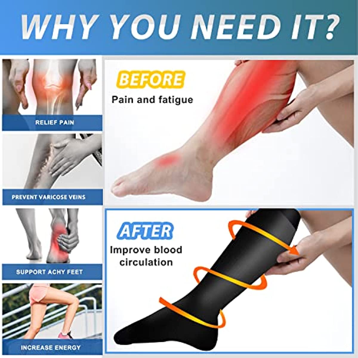 7 Pair Compression Socks Women - Compression Sock Medical incelemesi ve fiyatı