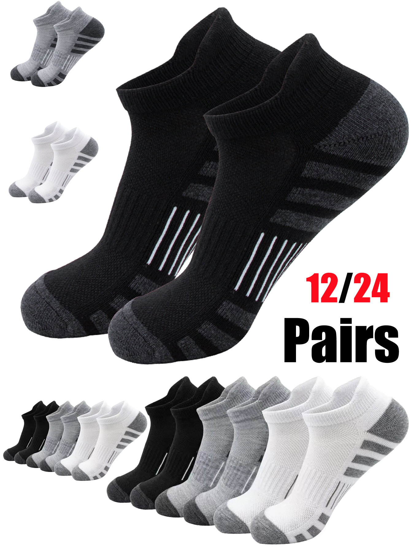 Unisex Low Cut Sports Tab Ankl - Athletic Sock Cushion incelemesi ve fiyatı