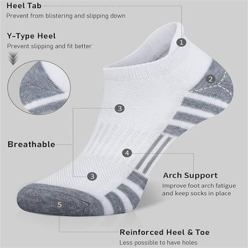 Unisex Low Cut Sports Tab Ankl - Athletic Sock Cushion incelemesi ve fiyatı