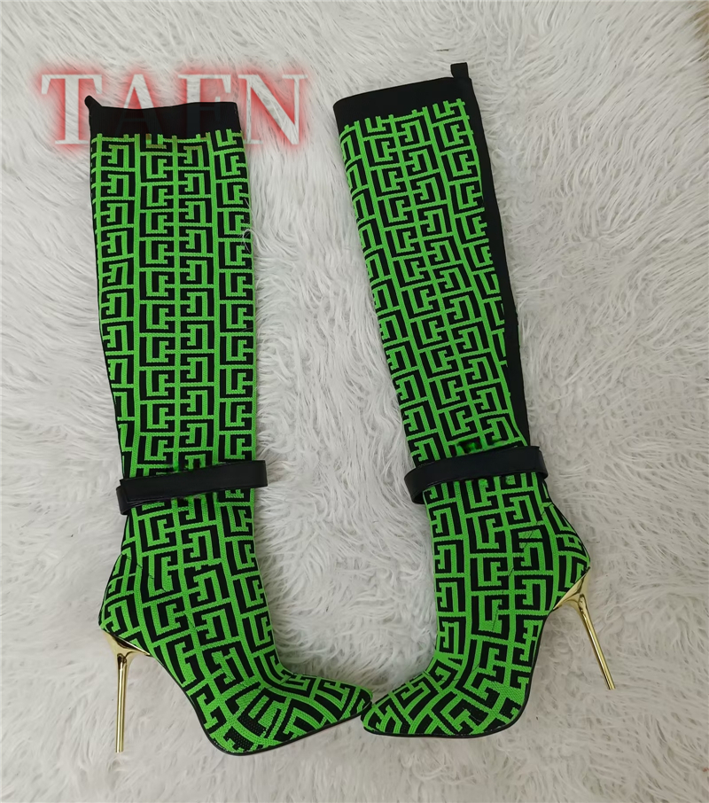 Women Stretch Sock Boots Fashi - Knee High Sock Women incelemesi ve fiyatı