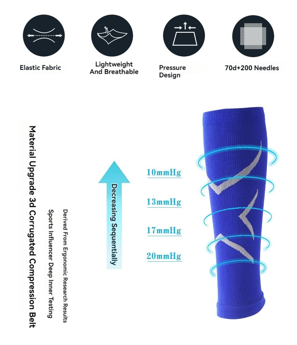 1Pairs Unisex Sports Leg Cover - Compression Sleeve Calf incelemesi ve fiyatı