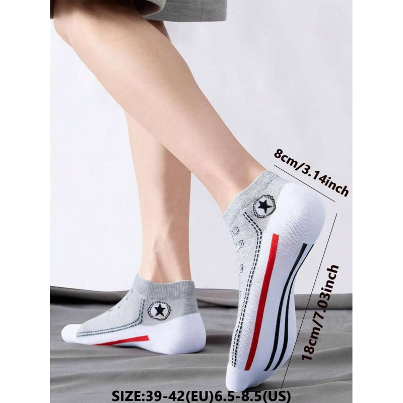 5/10 Pairs Multi-Color Breatha - Ankle Sock Low Cut incelemesi ve fiyatı