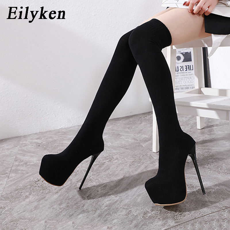 Eilyken Fashion Platform Stret - Knee High Sock Women incelemesi ve fiyatı