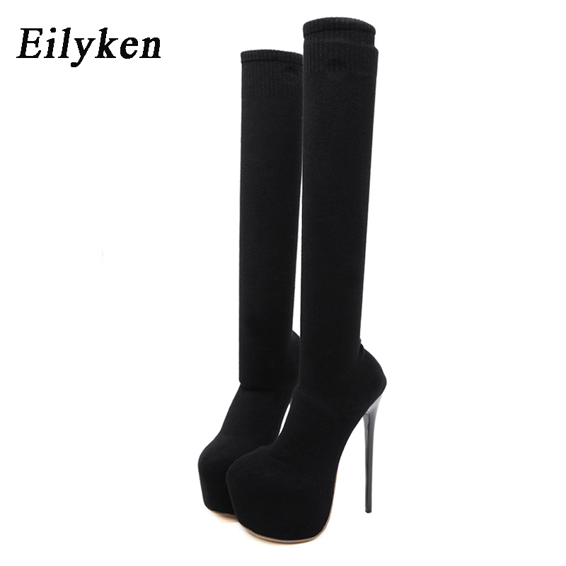 Eilyken Fashion Platform Stret - Knee High Sock Women incelemesi ve fiyatı