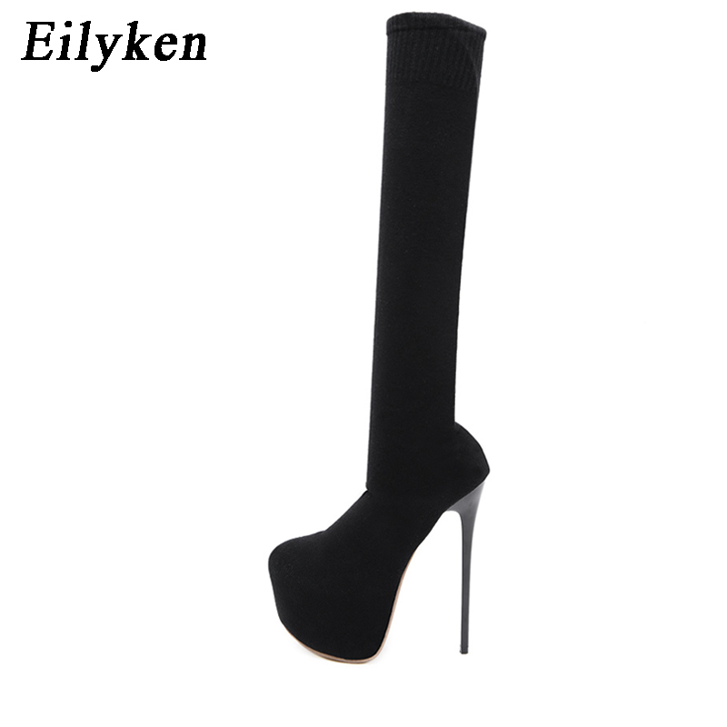 Eilyken Fashion Platform Stret - Knee High Sock Women incelemesi ve fiyatı