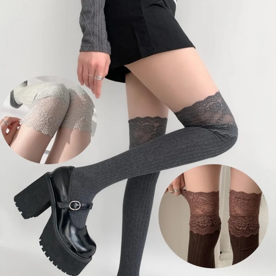 Soft Cotton Thigh High Socks,  - Boot Sock Slouchy incelemesi ve fiyatı