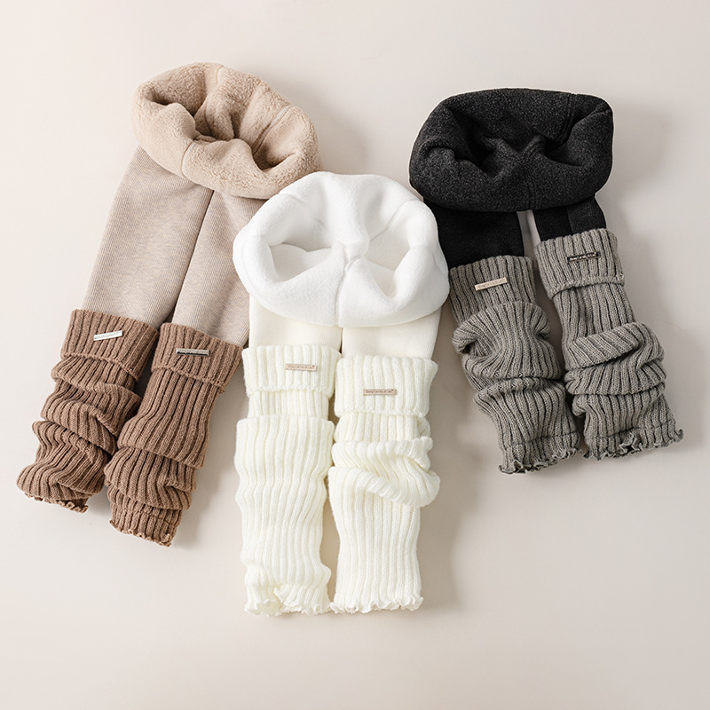 Kids Thermal Thickened Legging - Boot Sock Slouchy incelemesi ve fiyatı
