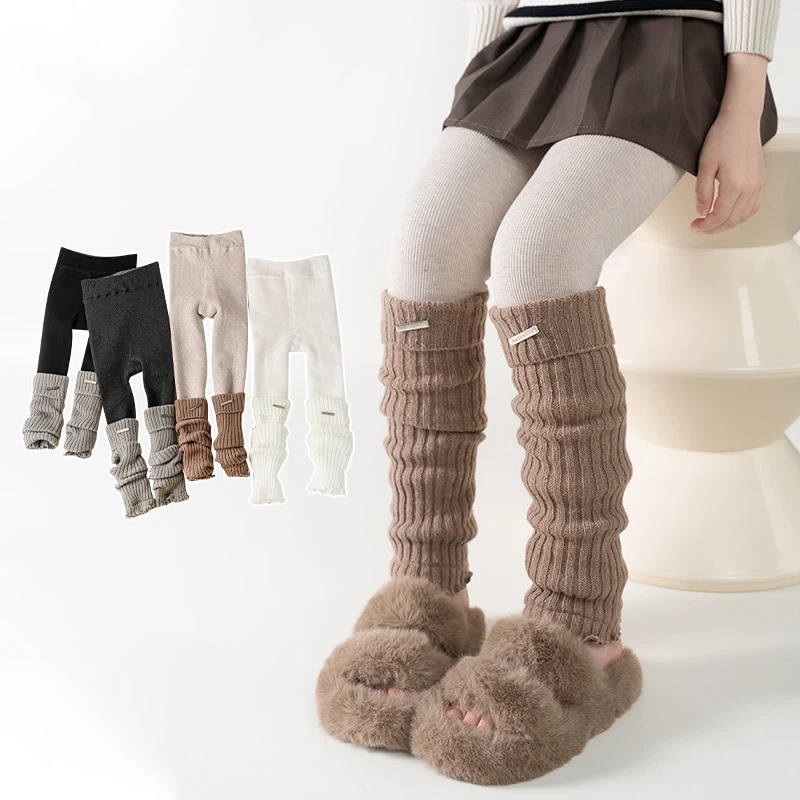 Kids Thermal Thickened Legging - Boot Sock Slouchy incelemesi ve fiyatı