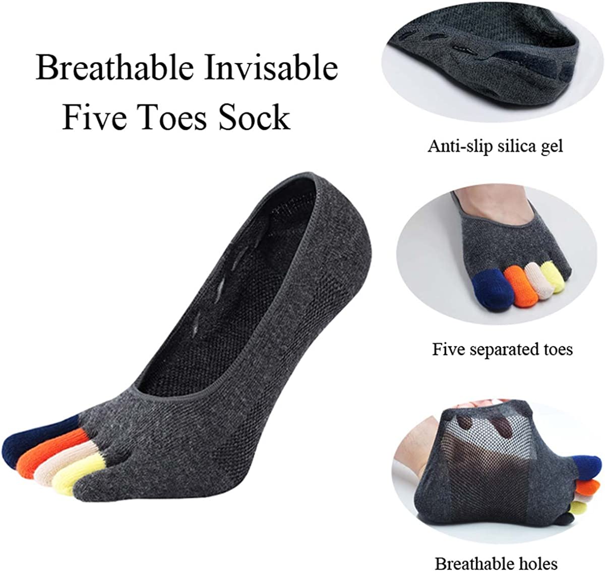 5 Pairs Colorful Loafer Socks  - Invisibility Sock Loafer incelemesi ve fiyatı