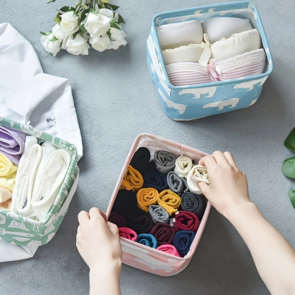 1pc Cotton Linen Fabric Waterp - Sock Organizer Tray incelemesi ve fiyatı