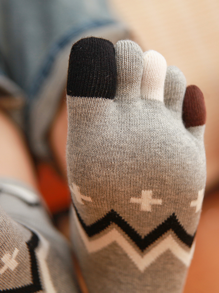 5 Pairs Four-season Pure Cotto - Toe Sock Split incelemesi ve fiyatı
