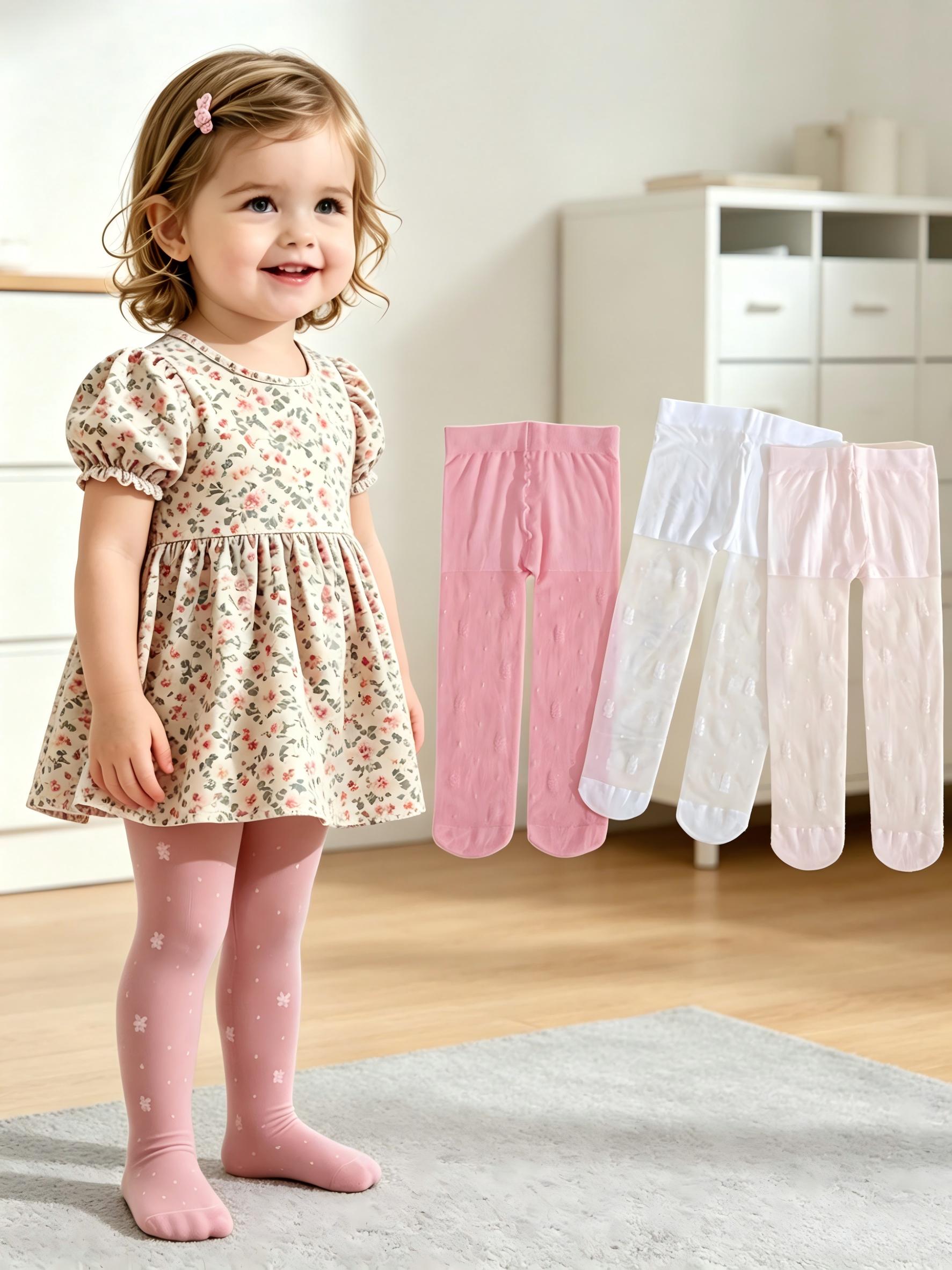 3Pack Toddler Girls Floral Pri - Tights Pantyhose Sheer incelemesi ve fiyatı