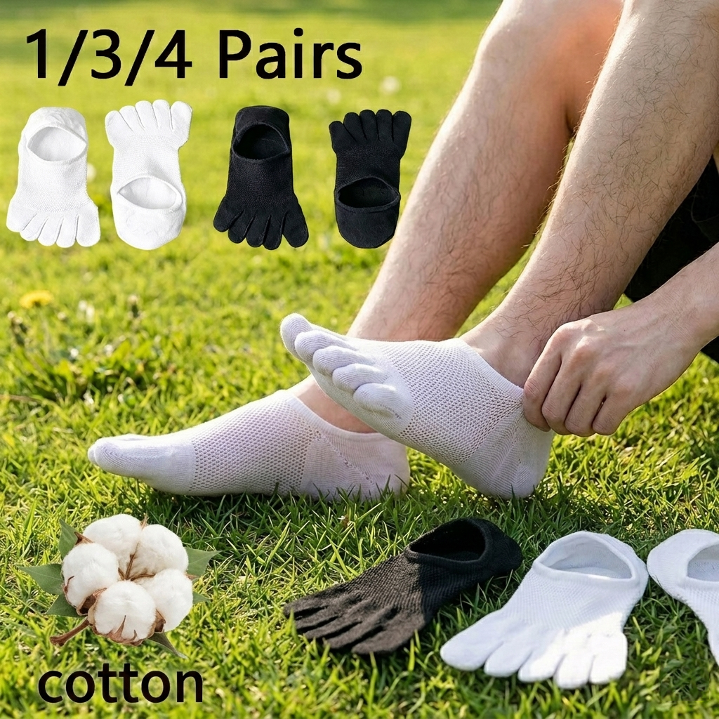 1/3/4 Pairs,Unisex Cotton Five - Toe Sock Split incelemesi ve fiyatı