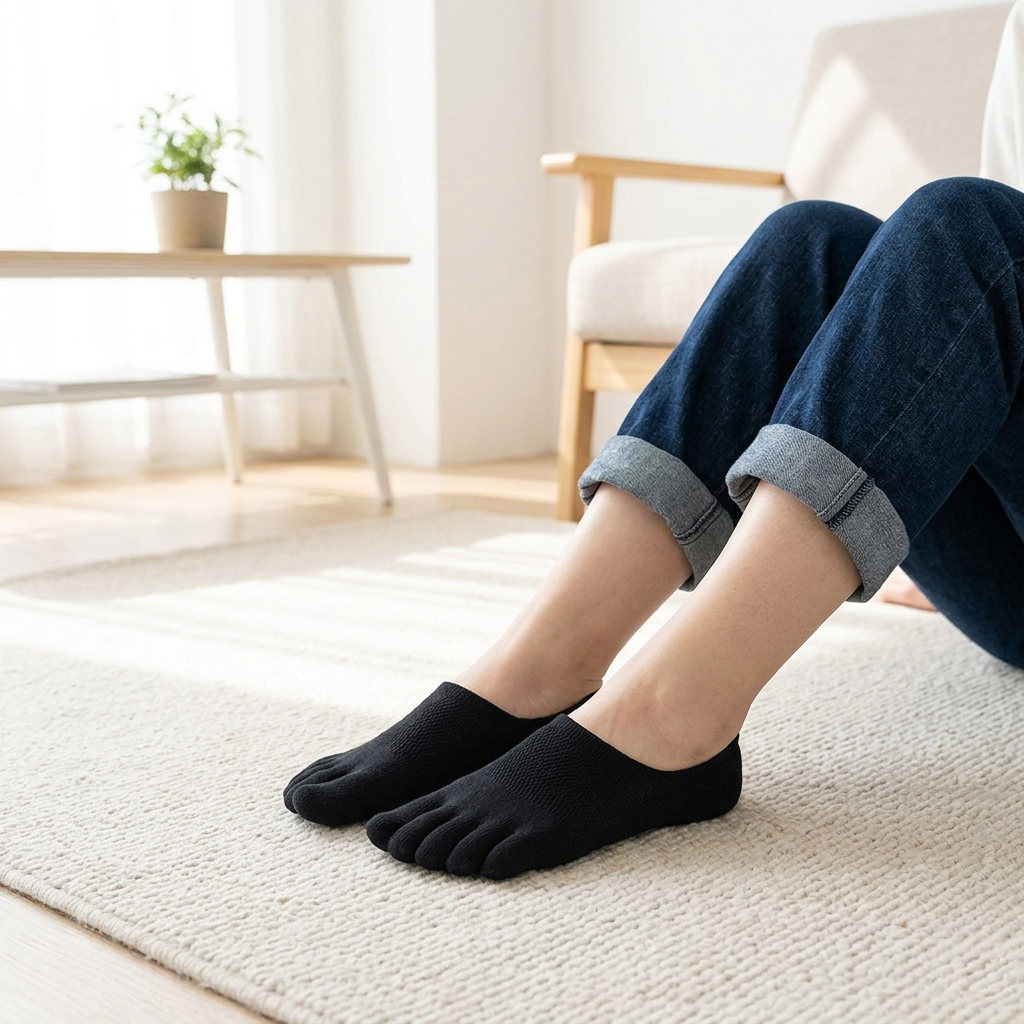 1/3/4 Pairs,Unisex Cotton Five - Toe Sock Split incelemesi ve fiyatı