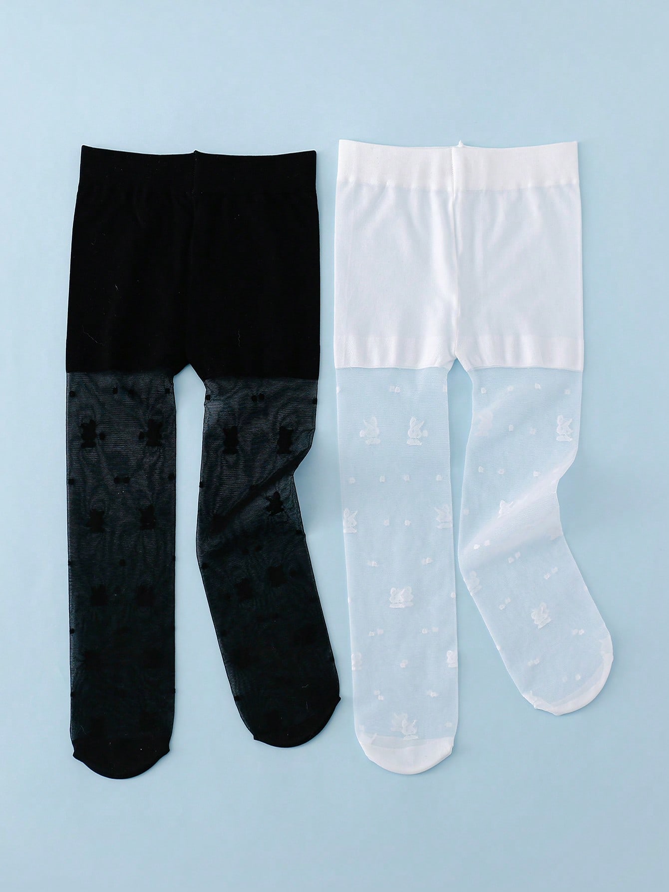 3Pack Toddler Girl Rabbit Prin - Tights Pantyhose Sheer incelemesi ve fiyatı