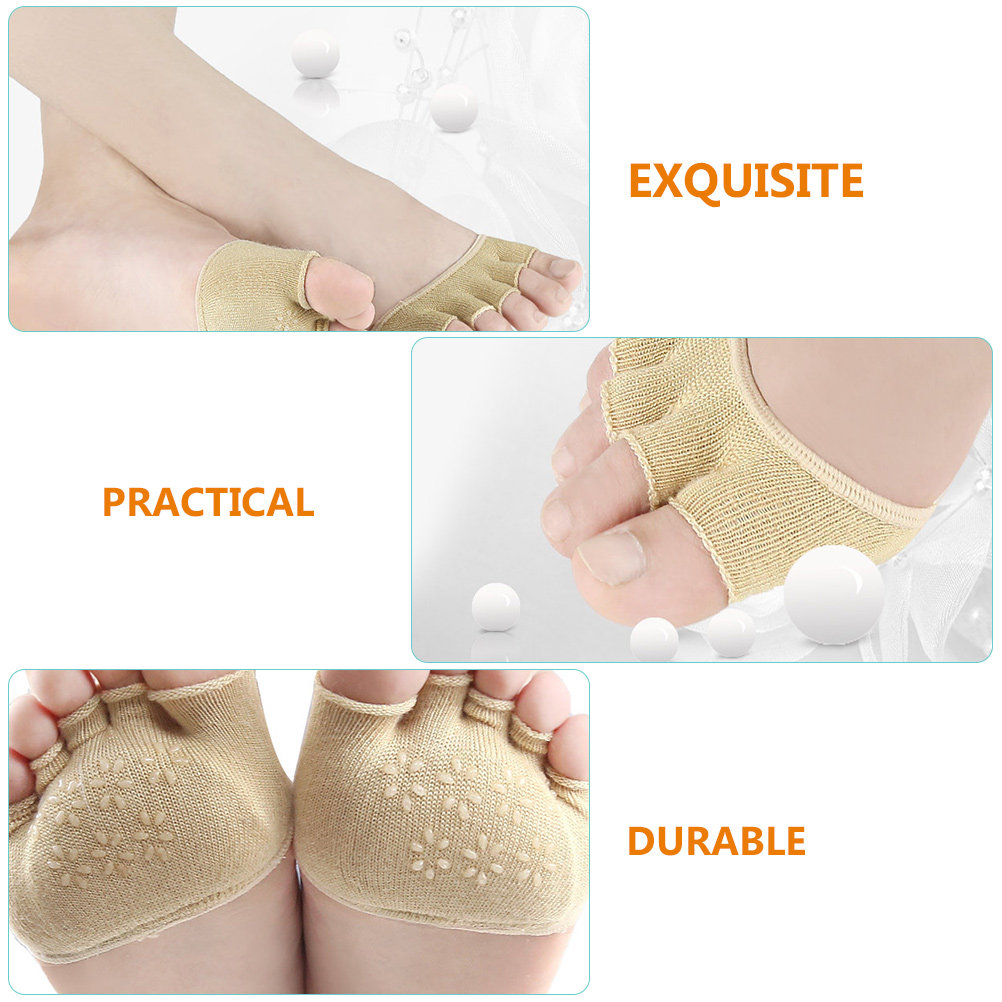 2Pairs Cotton Toeless Yoga Soc - Grip Sock Yoga incelemesi ve fiyatı