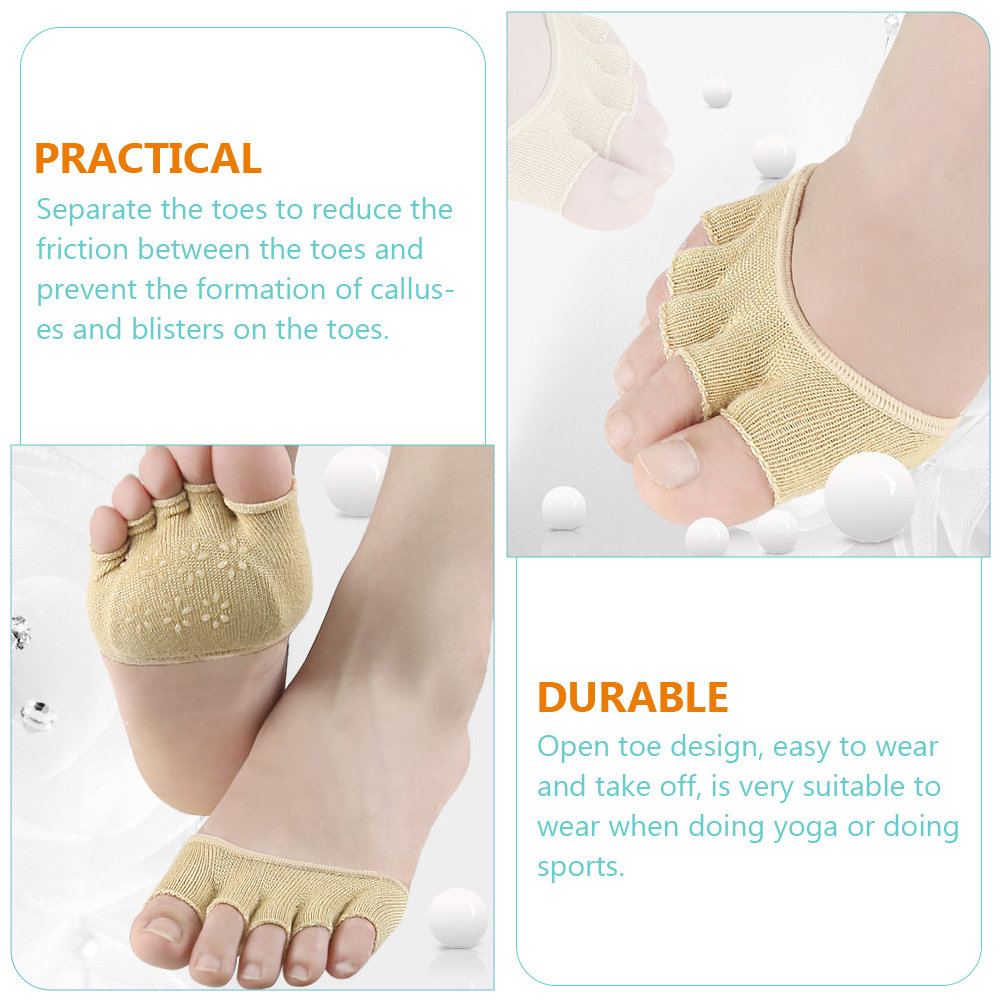 2Pairs Cotton Toeless Yoga Soc - Grip Sock Yoga incelemesi ve fiyatı