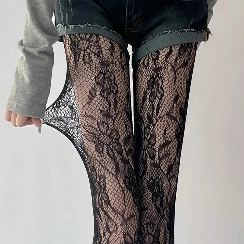 Gothic Fishnet Tights Women Sh - Tights Pantyhose Sheer incelemesi ve fiyatı
